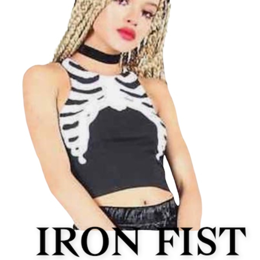 🆕IRON FIST Black/White Tank